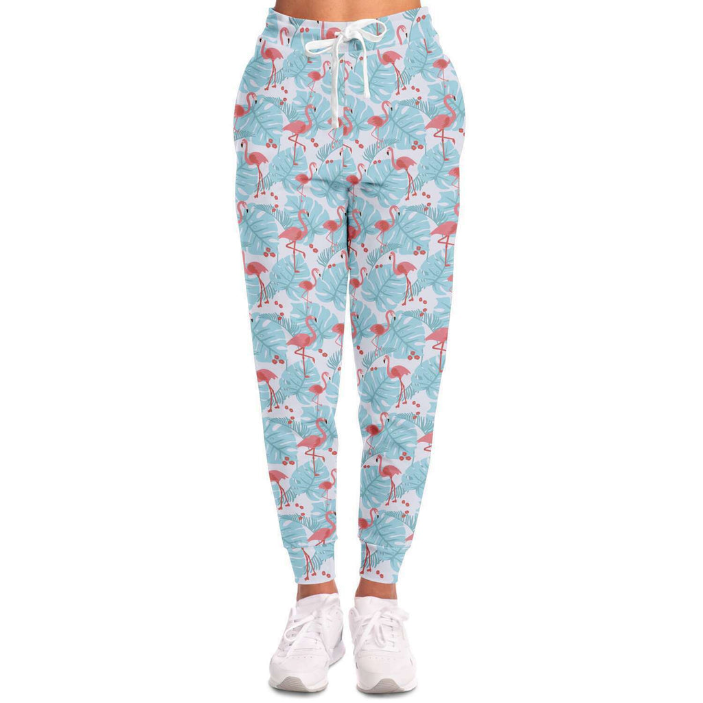 Joggers Flamant Bleu Fleuri