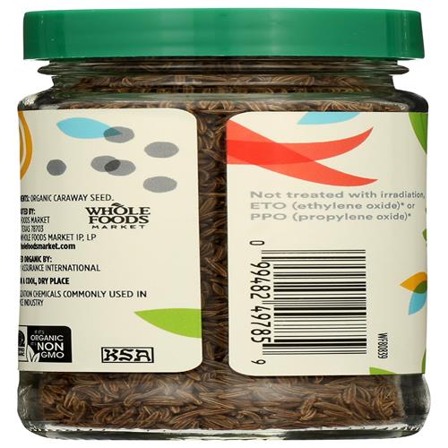 Graines de Carvi Biologiques Whole Foods Market, 1,76 oz