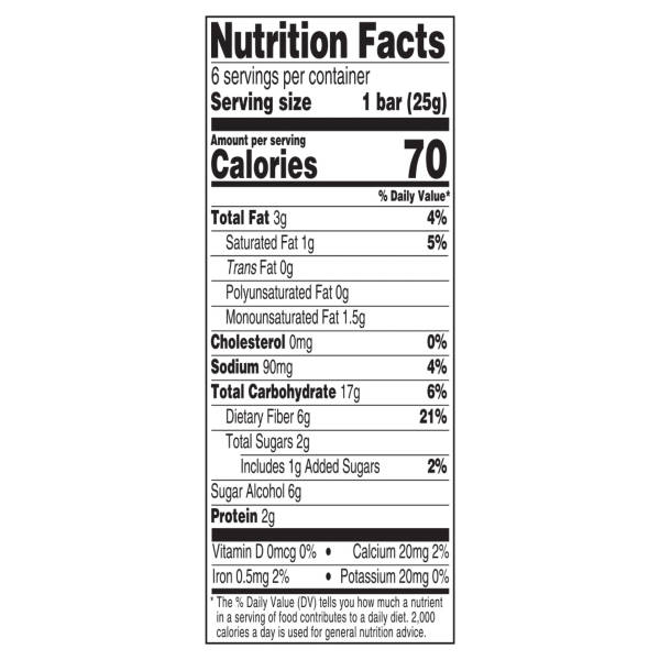 Millville Fiber Now 70 Calorie Cinnamon Coffee Cake Flavored Bars, 6 count