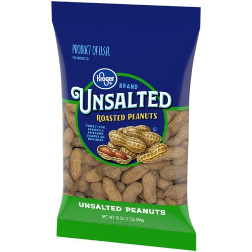 Kroger Cacahuètes non salées en coque 454 g