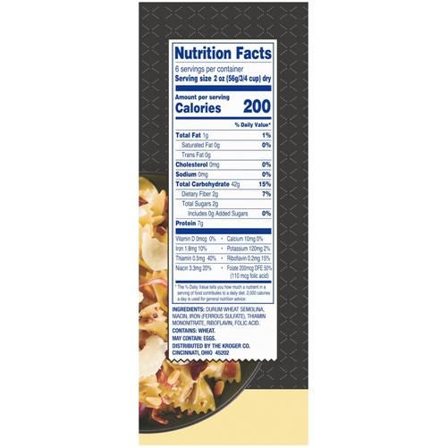 Pâtes Farfalle Kroger 340 g