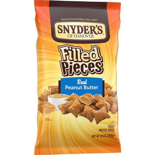 Snyders Of Hanover Bretzels fourrés au beurre de cacahuète, sac de 283 g