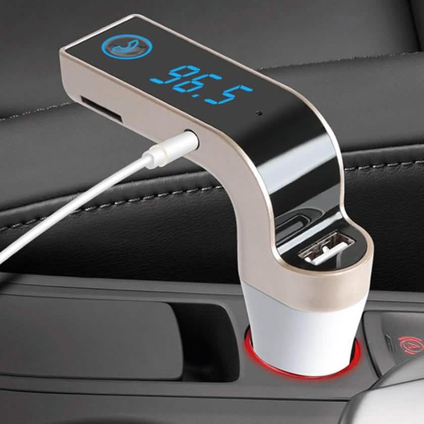 Kit mains libres Bluetooth transmetteur FM pour voiture