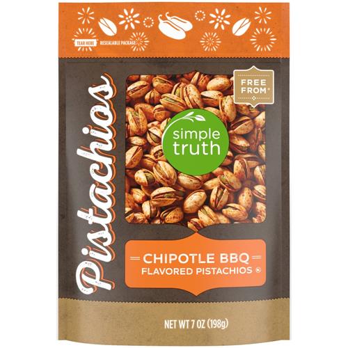 Simple Truth Pistaches saveur barbecue chipotle 7 oz