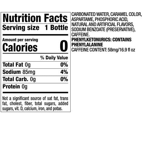 Diet Dr Pepper, Bouteilles de 0,5 L (Paquet de 6)