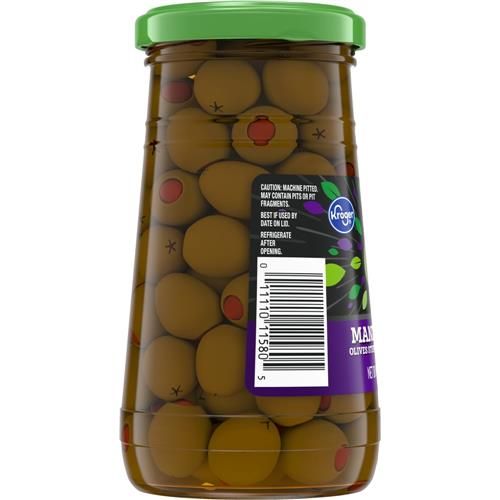 Olives Manzanilla farcies aux piments Kroger 163 g