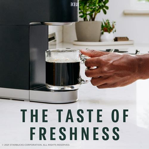 Dosettes de café Starbucks K-Cup, café torréfié foncé, torréfaction française, 100 % Arabica, 1 boîte (10 dosettes)
