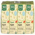 Whole Foods Market, Jus de pomme biologique réduit en sucre, Boîtes de 20 cl (Paquet de 8)