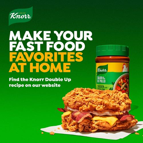 Knorr Bouillon Saveur Poulet Granulé Pour Sauces, Soupes et Ragoûts Sans Gras et Sans Cholestérol 224 g