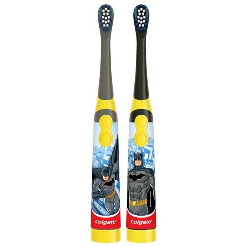 Brosse à Dents Électrique Colgate Kids, Batman, Extra Souple, 3 Ans et Plus, 1 Unité, Couleurs Assorties