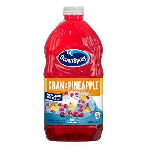 Boisson aux fruits canneberge et ananas Ocean Spray Cran-Pineapple, bouteille de 1,89 L (paquet de 1)