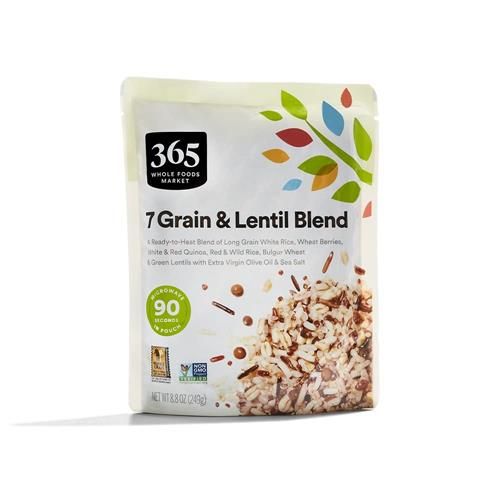 Whole Foods Market, Mélange de lentilles et 7 céréales, 249 g