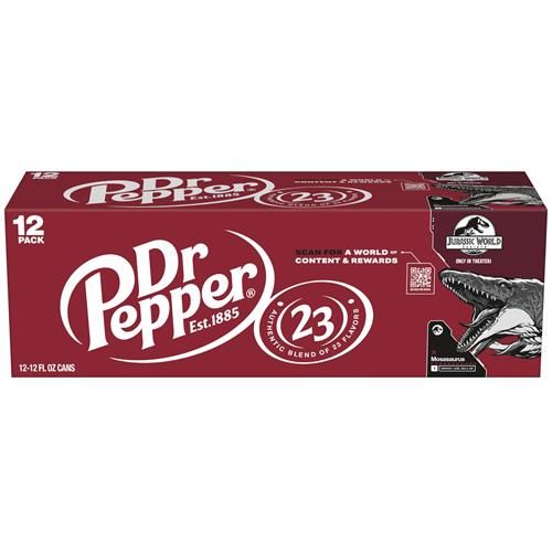Boisson gazeuse Dr Pepper, canettes de 355 ml, paquet de 12