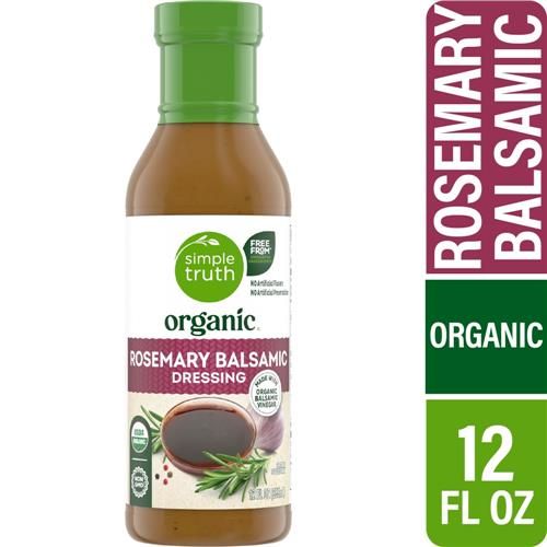 Vinaigrette balsamique au romarin biologique Simple Truth 355 ml