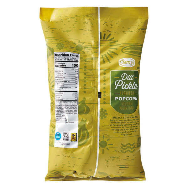 Maïs soufflé saveur aneth et cornichon Clancy's, 6 oz