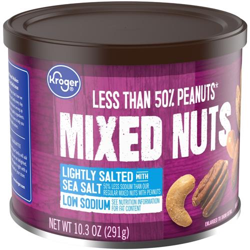 Kroger Mélange de noix légèrement salées 292 g