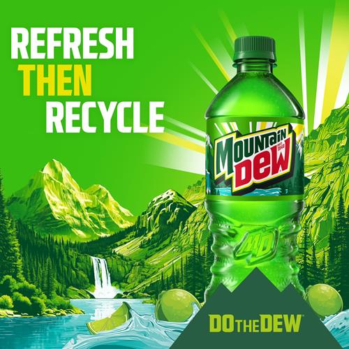Mountain Dew Code Red, Bouteille de 2 Litres
