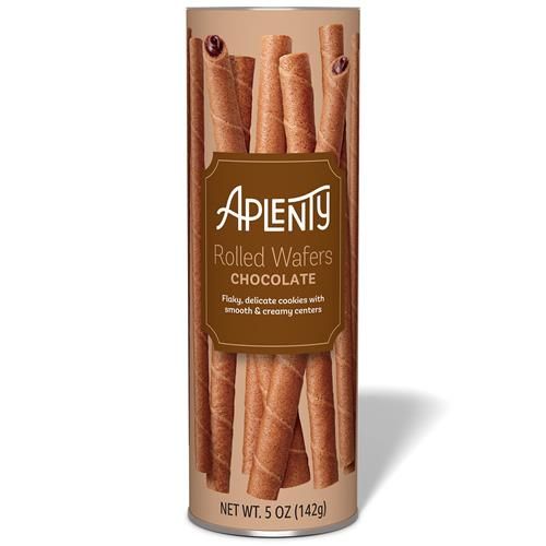 Gaufrettes roulées au chocolat Aplenty, 142 g