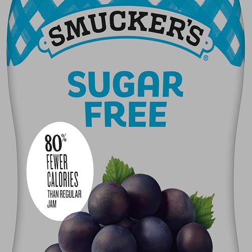 Confiture de raisins concord sans sucre à presser Smucker's, bouteille de 467 g