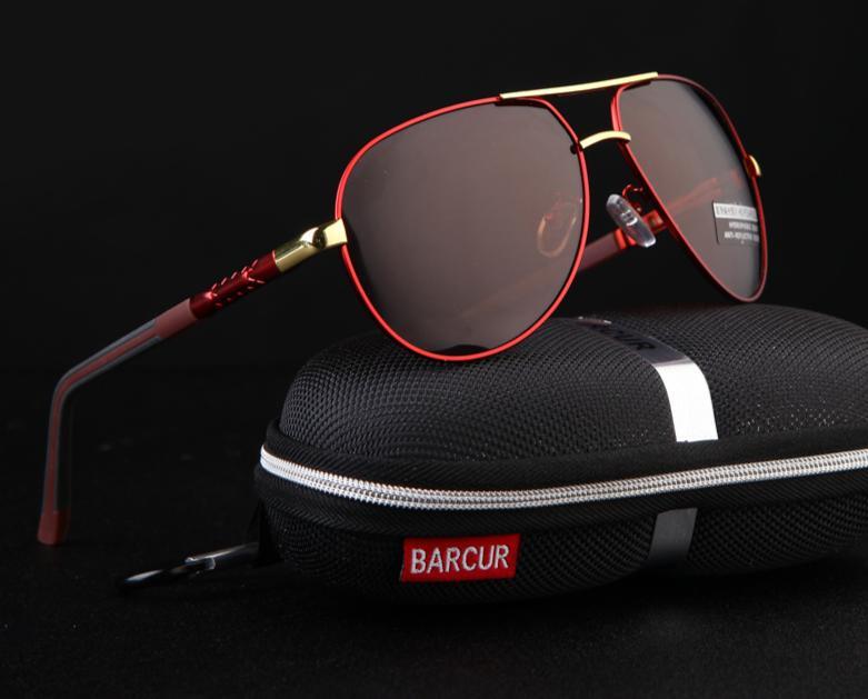Lunettes de soleil de luxe élégantes, universelles et polarisées, style aviateur rétro classique avec protection UV400 polarisée, lunettes de soleil pour homme Oculos de sol