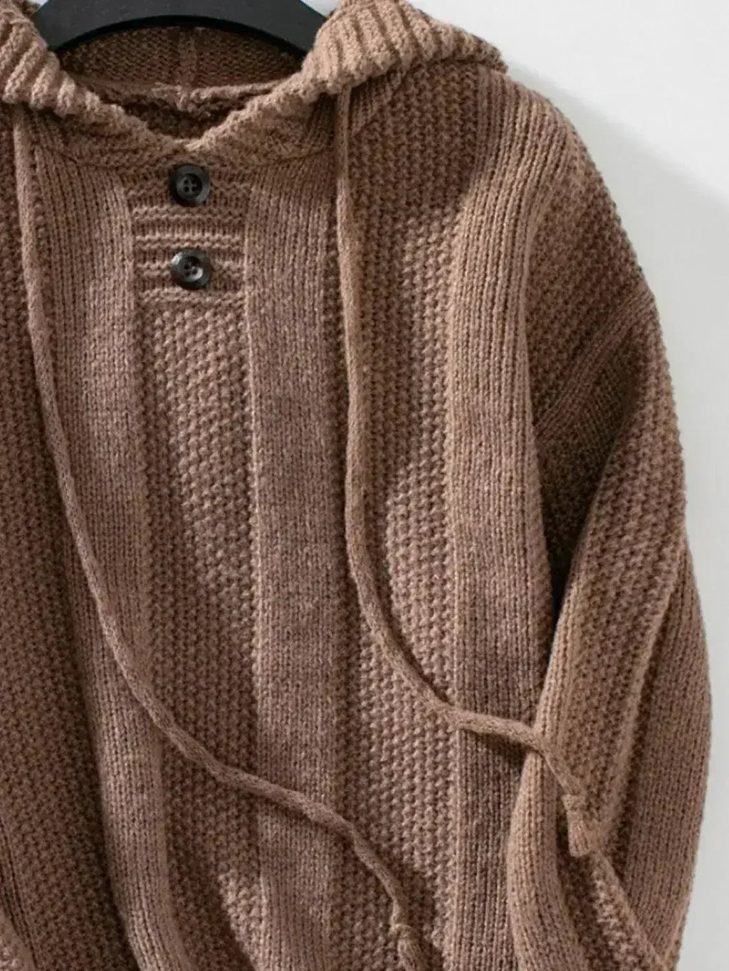 Pull à capuche à manches longues avec cordon de serrage