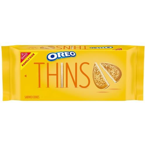 Biscuits Sandwich Oreo Thins Golden, Format Familial, 334 g