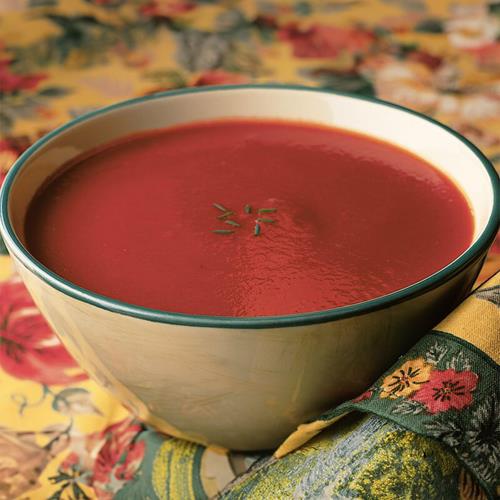 Soupe Crème de Tomate Amy's, Sans Gluten et Faible en Gras, Faite avec des Tomates Mûries au Soleil, Soupe en Conserve, 411 g