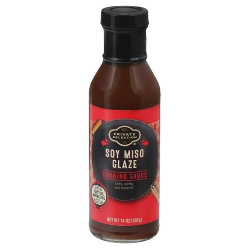 Sauce de cuisson glaçage au soya et au miso Sélection privée 14 oz