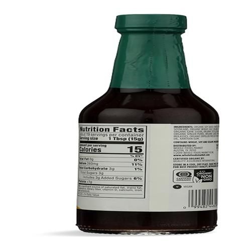 Sauce Teriyaki Biologique Whole Foods Market, 10 oz