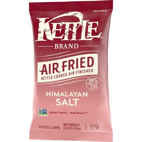 Kettle Brand Potato Chips, Chips Kettle Air Fryer Sel de l'Himalaya, Sachet de 184 g