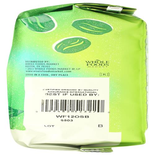 Whole Foods Market, Café en grains entiers Sierra Blend biologique, 340 g