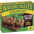 Nature Valley Crunchy Barres Granola, Avoine et Chocolat Noir, 12 Barres, 253 g (6 Sachets)