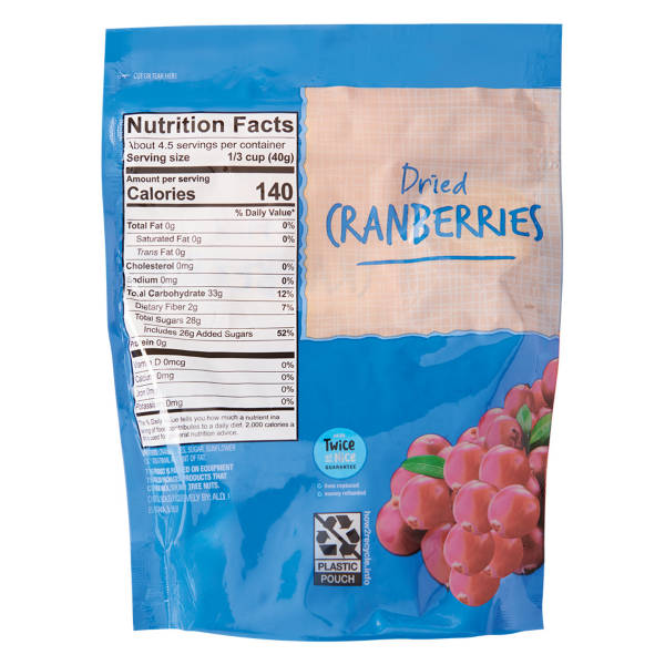 Canneberges séchées Southern Grove, 170 g