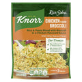 Knorr Accompagnements de riz Pour un accompagnement de riz savoureux Poulet et brocoli avec du riz long grain et des vermicelles Sans arômes artificiels, sans conservateurs, sans glutamate monosodique ajouté 156 g
