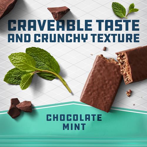 Barre protéinée Clif Builders - Saveur chocolat menthe - 20G de protéines végétales - Sans gluten - Sans OGM - Faible indice glycémique - Sans édulcorants artificiels - 68 g