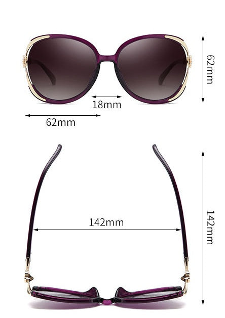 Lunettes de soleil polarisées pour femme