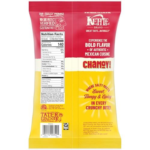 Croustilles saveur chamoy en édition limitée Kettle Brand, sac de 184 g