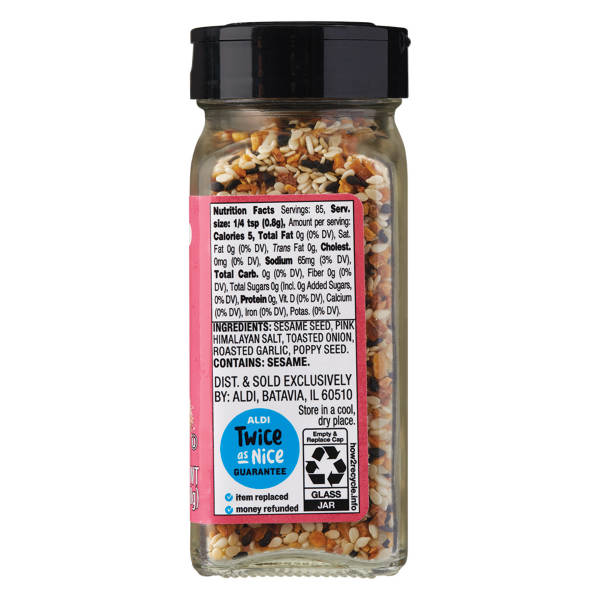 Assaisonnement pour bagels au sel rose Stonemill, 68 g
