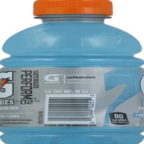 Boisson pour sportifs étanche soif Gatorade, Frost Glacier Freeze, Bouteilles de 355 ml, Paquet de 12, Électrolytes pour la réhydratation