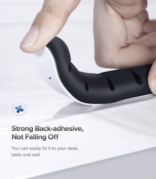 Organisateur de câble en silicone Enrouleur de câble USB