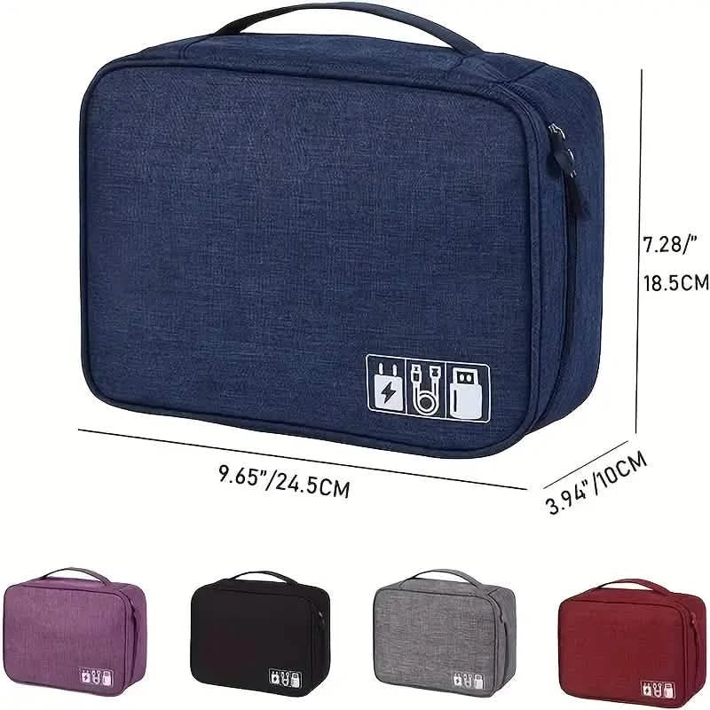 Sac de rangement pour câbles, organisateur électronique numérique étanche