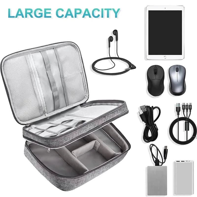 Sac de rangement pour câbles, organisateur électronique numérique étanche