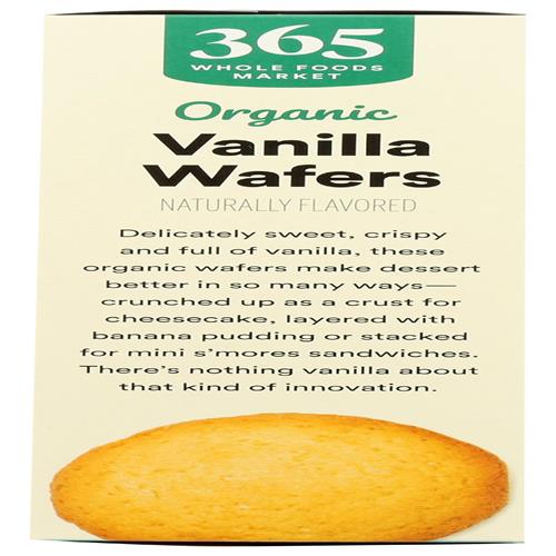 Gaufrettes à la vanille biologiques Whole Foods Market, 255 g