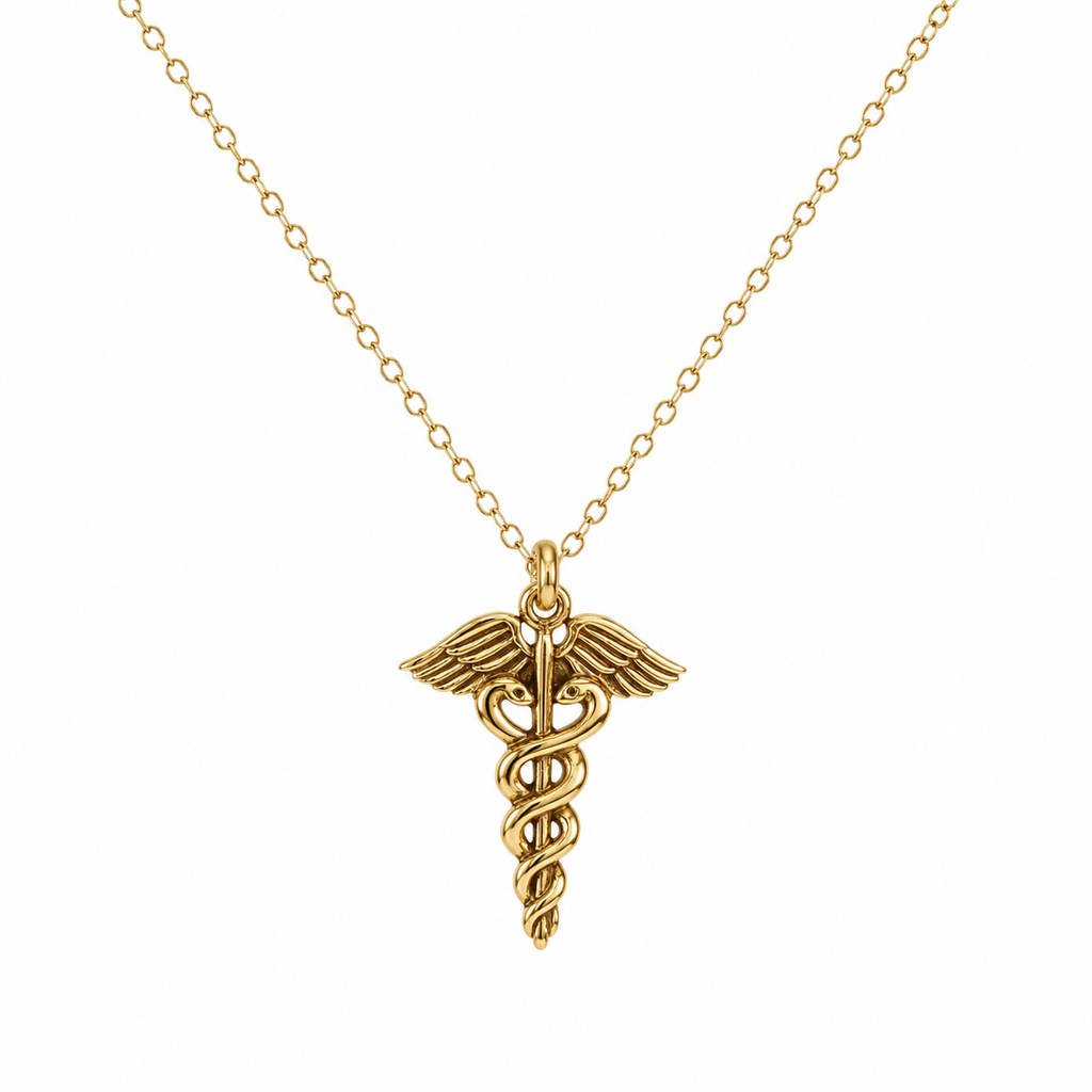 Collier pendentif Caducée