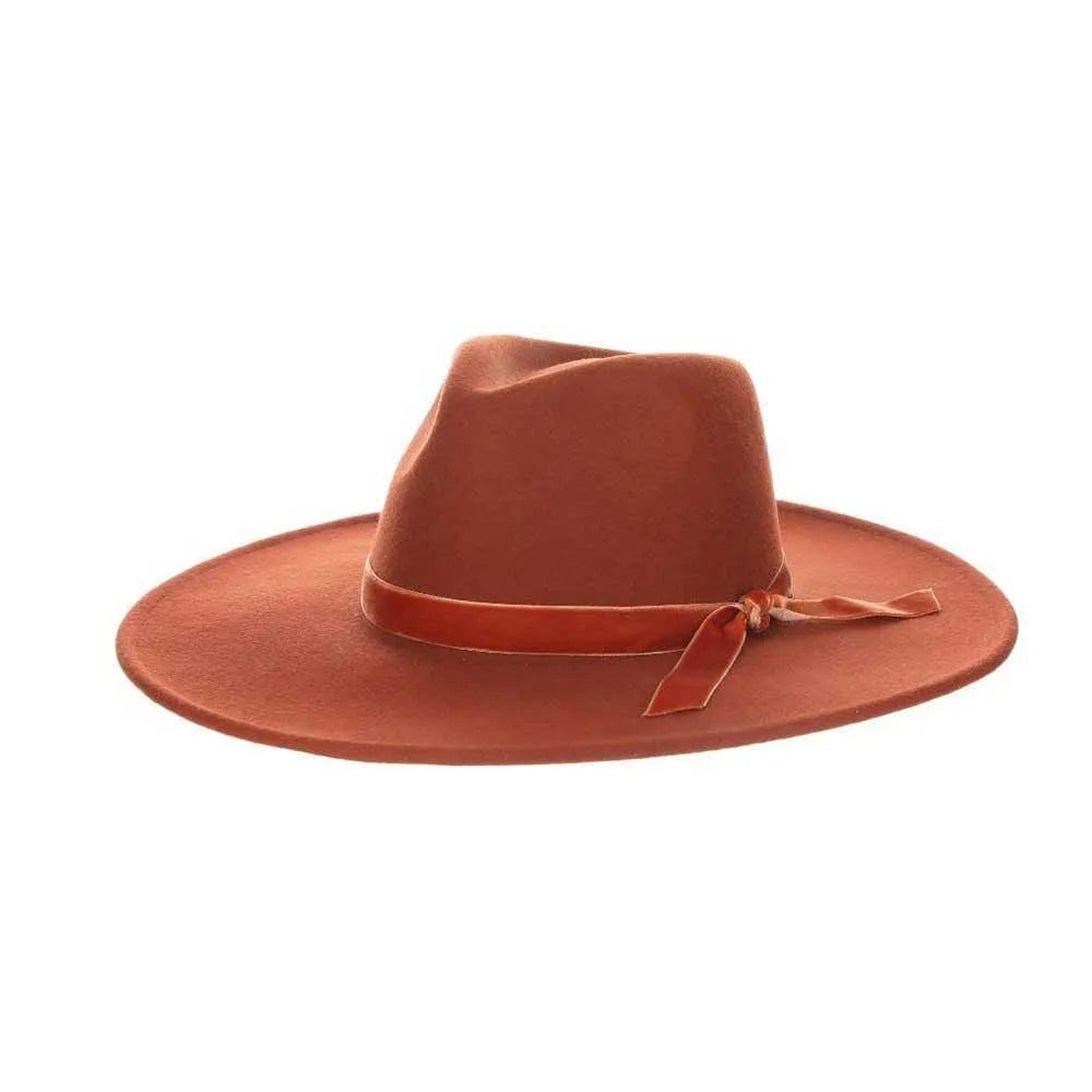 Scala Calista - Chapeau Fedora souple en laine à large bord