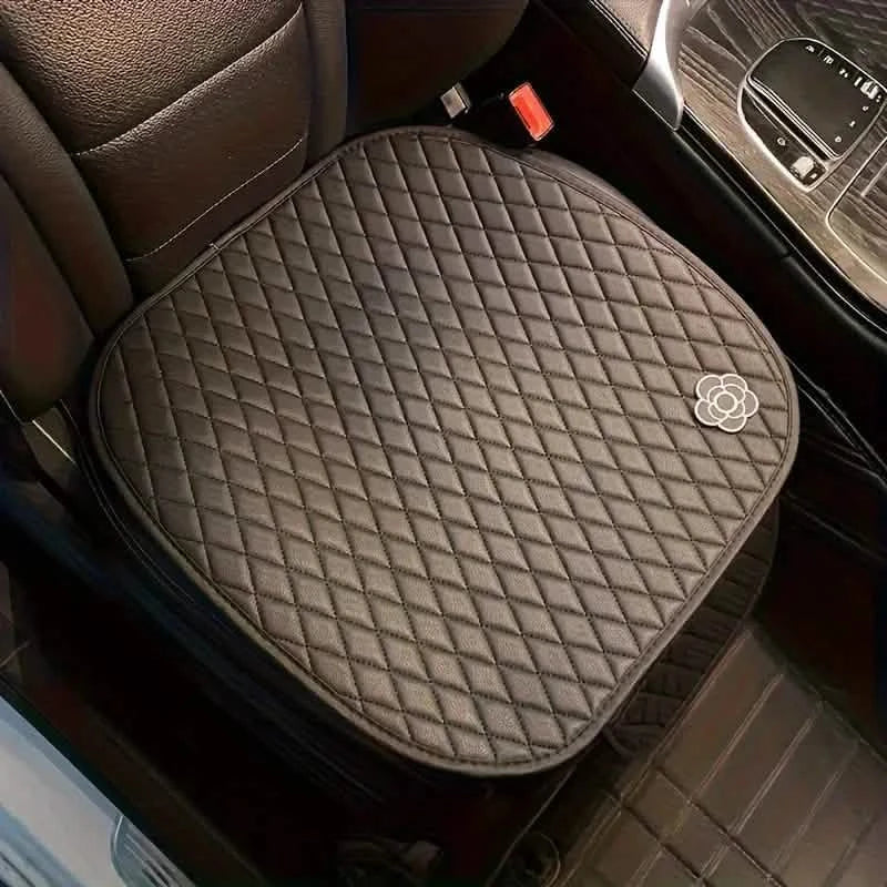 Coussin de Siège Auto Anti-dérapant et Durable Respirant Fleur de Camélia