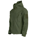 Vestes légères vert camouflage pour hommes, coupe-vent tactique et imperméable pour hommes, vestes d'aventure en plein air, vestes d'hiver chaudes à capuche, vestes de sport décontractées chaudes à capuche pour l'hiver