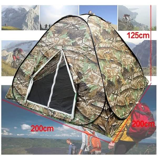 Tente de camping imperméable camouflage