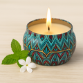 Mini Mandala Soy Candle – 2.5 oz – Assorted Scents & Designs
