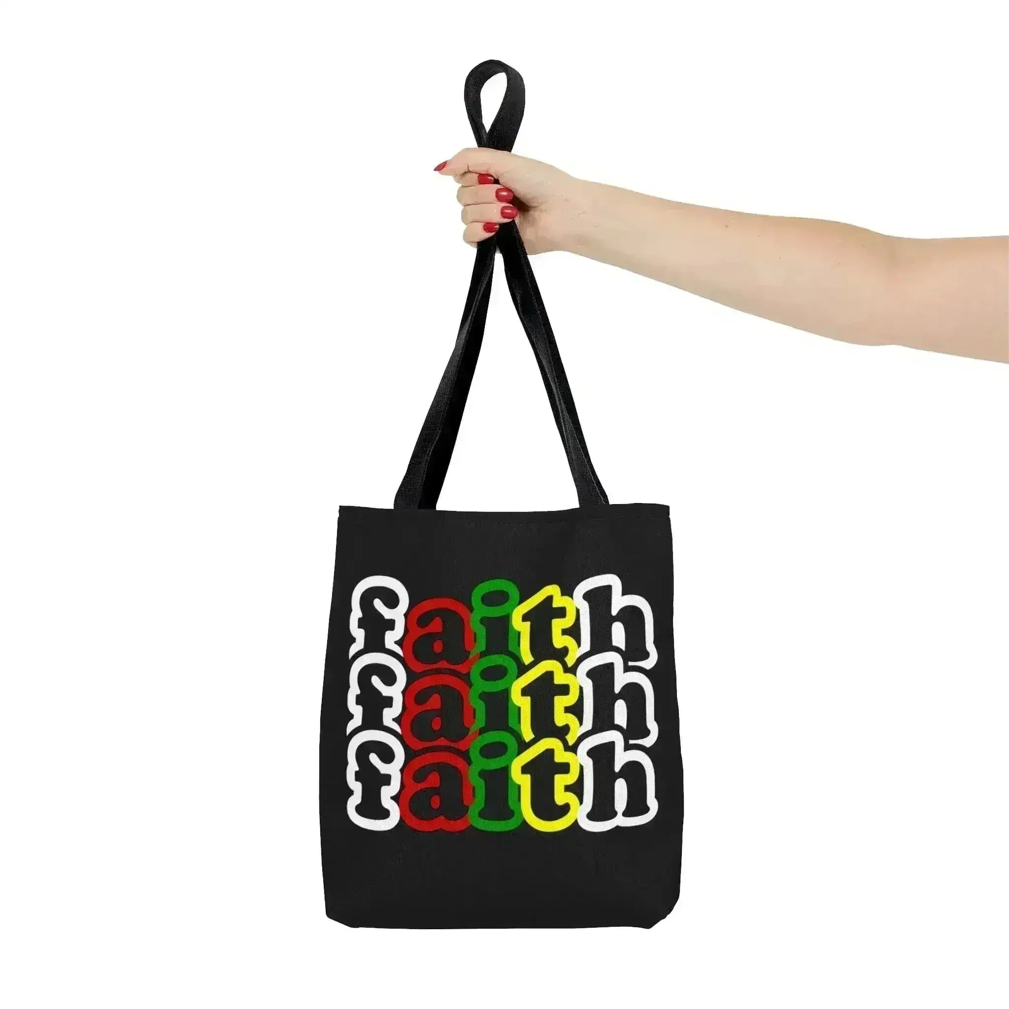 Grand sac fourre-tout Foi Chrétienne Inspiration Motivation Biblique Imprimé